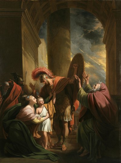 Aeneas and Creusa by Benjamin West
